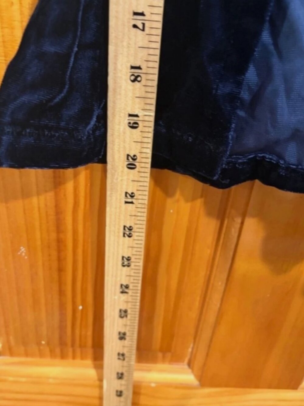 Vintage Gunne Sax Velvet Lace Collar Blouse Navy Victorian Cottagecore 3/4 - Picture 3 of 8